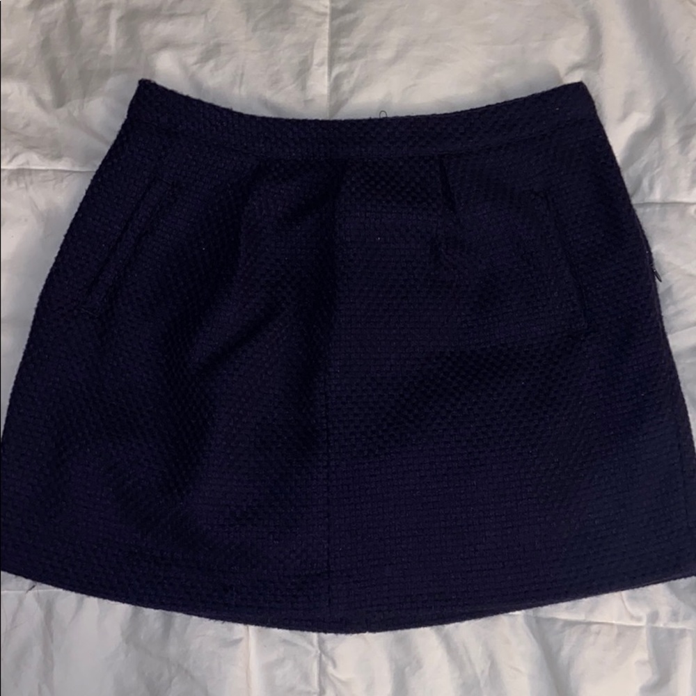 Navy blue skirt